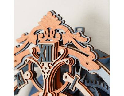 RoboTime 3D dřevěné mechanické puzzle Nástěnné hodiny RoboTime 3D dřevěné mechanické puzzle Nástěnné hodiny
