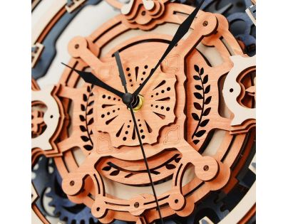 RoboTime 3D dřevěné mechanické puzzle Nástěnné hodiny RoboTime 3D dřevěné mechanické puzzle Nástěnné hodiny
