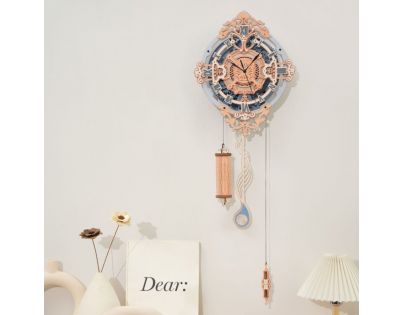 RoboTime 3D dřevěné mechanické puzzle Nástěnné hodiny RoboTime 3D dřevěné mechanické puzzle Nástěnné hodiny