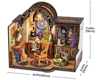 RoboTime Miniatura domečku Čarodějova pracovna