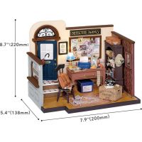 RoboTime miniatura domečku Kancelář soukromého detektiva 2