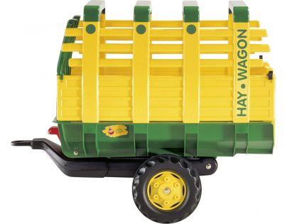 Rolly Toys Vlečka na seno za traktor jednoosá Hay Wagon Zelenožlutá