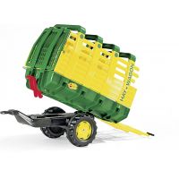 Rolly Toys Vlečka na seno za traktor jednoosá Hay Wagon Zelenožlutá 2