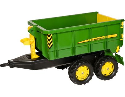 Rolly Toys Vlečka za traktor John Deere vyklápěcí zelená