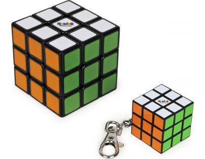 Spin Master Rubikova kostka sada klasik 3 x 3 a 3 x 3 s přívěskem