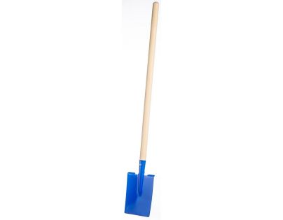 Rýč rovný s násadou modrý 82 cm
