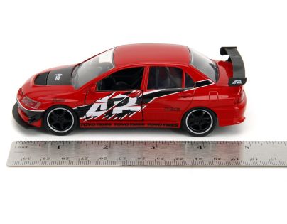 Rychle a zběsile Twin Pack 2006 Mitsubishi Lancer Evo IX + Brianův 2002 Nissan Skyline GTR R34, 1:32 Wave