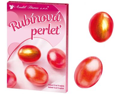 Anděl Sada k dekorování vajíček Rubínová perleť