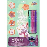 Sada malování s foukcímí fixami Stitch A4 2
