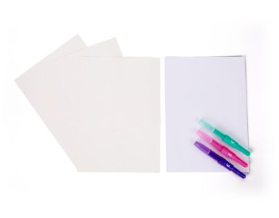 Sada malování s foukcímí fixami Stitch A4