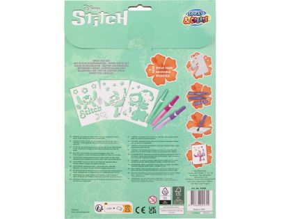Sada malování s foukcímí fixami Stitch A4