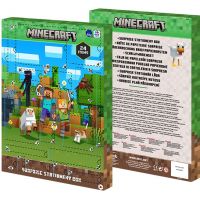Sada překvapení Pixie Crew & Minecraft 24 kusů, školní potřeby - Poškozený obal