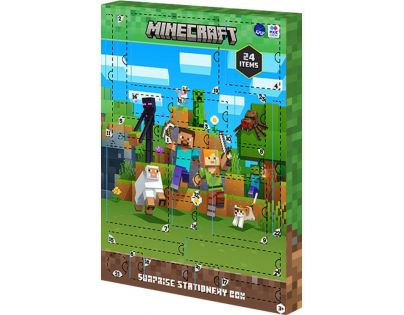 Pixie Crew Sada překvapení Minecraft 24 kusů školní potřeby