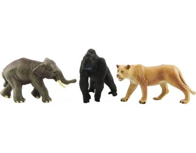 Sada zvířátek safari ZOO 12 ks