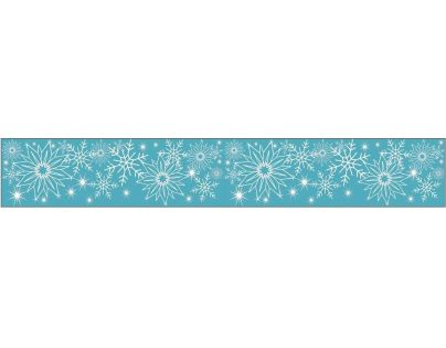 Anděl Samolepka zimní na cívce 7,6 x 200 cm Vločky - Poškozený obal