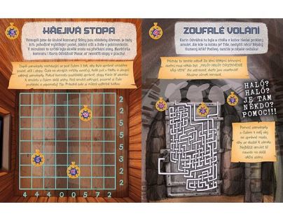 Samolepková únikovka Strašidelný hrad