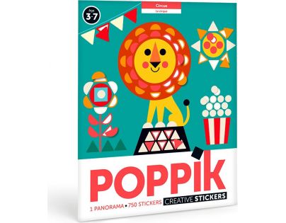 Poppik Samolepkové panorama Cirkus