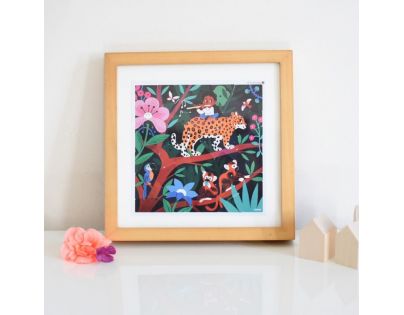 Poppik Puzzle samolepkové Divoká zvířata 105 dílků