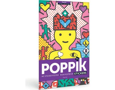 Poppik Samolepkový plakát Pop Art
