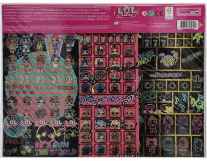Samolepky XXL L.O.L. Suprise! 400 ks