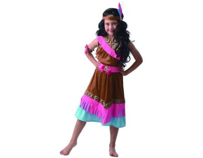 Made Šaty na karneval Indiánka 120 - 130 cm