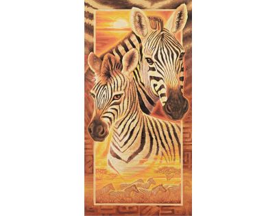 Schipper Hochformat Afrika zebry 40 x 80 cm