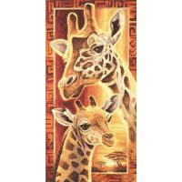 Schipper Hochformat Afrika žirafy 40 x 80 cm 2