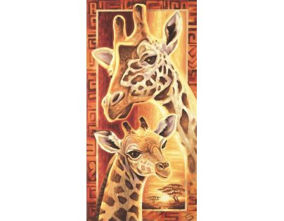 Schipper Hochformat Afrika žirafy 40 x 80 cm