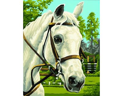 Schipper Classics Kůň bílý 24 x 30 cm