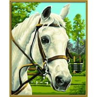 Schipper Classics Kůň bílý 24 x 30 cm 3