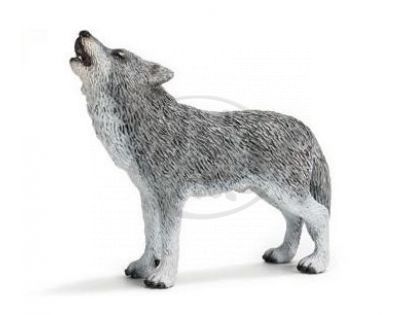 Schleich 14626 - Zvířátko - vlk, vyjící