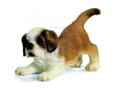 Schleich 16345 - Zvířátko - štěně bernardýna