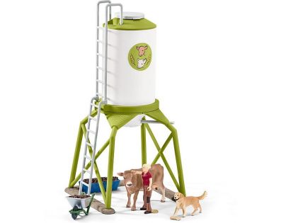 Schleich 41429 Silo na krmivo pro zvířata - Poškozený obal