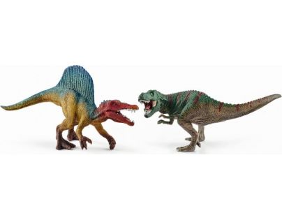 Schleich 41455 Set Spinosaurus a T-rex malý