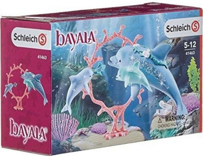 Schleich Set delfín s mláďaty