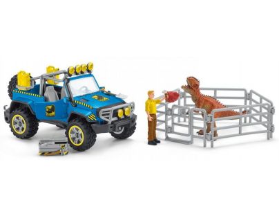 Schleich Terénní vůz s venkovním výběhem pro dinosaura Schleich Terénní vůz s venkovním výběhem pro dinosaura