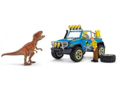 Schleich Terénní vůz s venkovním výběhem pro dinosaura Schleich Terénní vůz s venkovním výběhem pro dinosaura