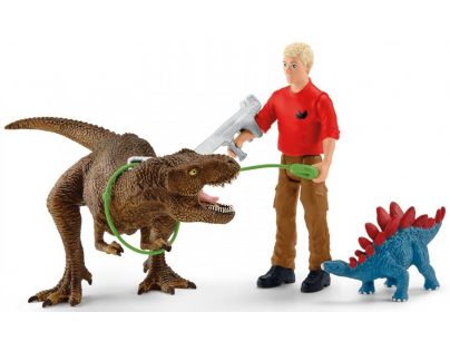 Schleich Útok Tyranosaura Rexe