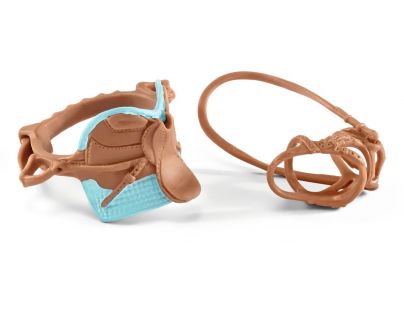 Schleich Svět přírody turnajové sedlo a uzda