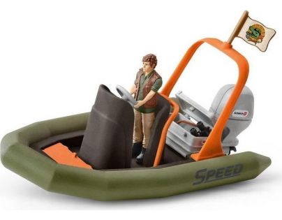 Schleich Pobřežní hlídka s člunem