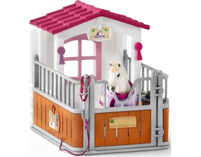 Schleich 42368 Stáj s klisnou Lusitano