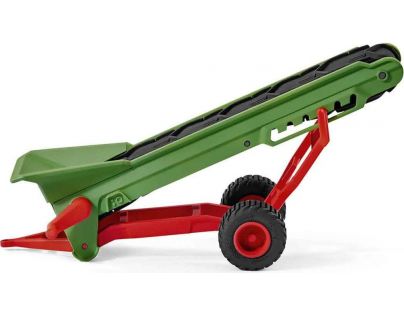 Schleich Zemědělský dopravník na seno s farmářem