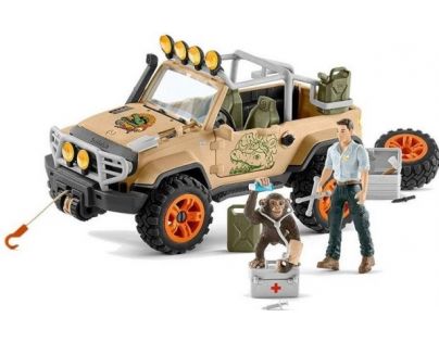 Schleich Terénní auto 4 x 4 s navijákem