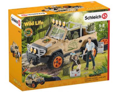 Schleich Terénní auto 4 x 4 s navijákem