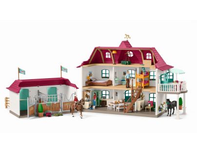 Schleich 42416 Velký dům se stájí a příslušenstvím - Poškozený obal
