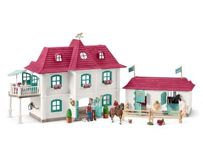 Schleich 42416 Velký dům se stájí a příslušenstvím - Poškozený obal