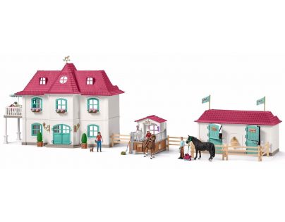 Schleich 42416 Velký dům se stájí a příslušenstvím - Poškozený obal