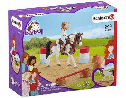 Schleich Hannah a jezdecká sada na western