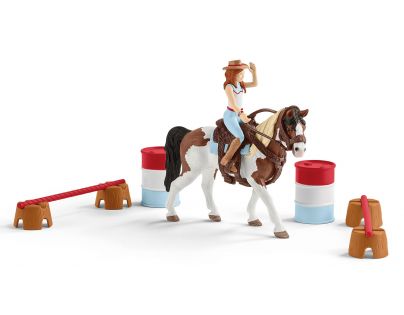 Schleich Hannah a jezdecká sada na western
