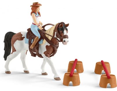 Schleich Hannah a jezdecká sada na western